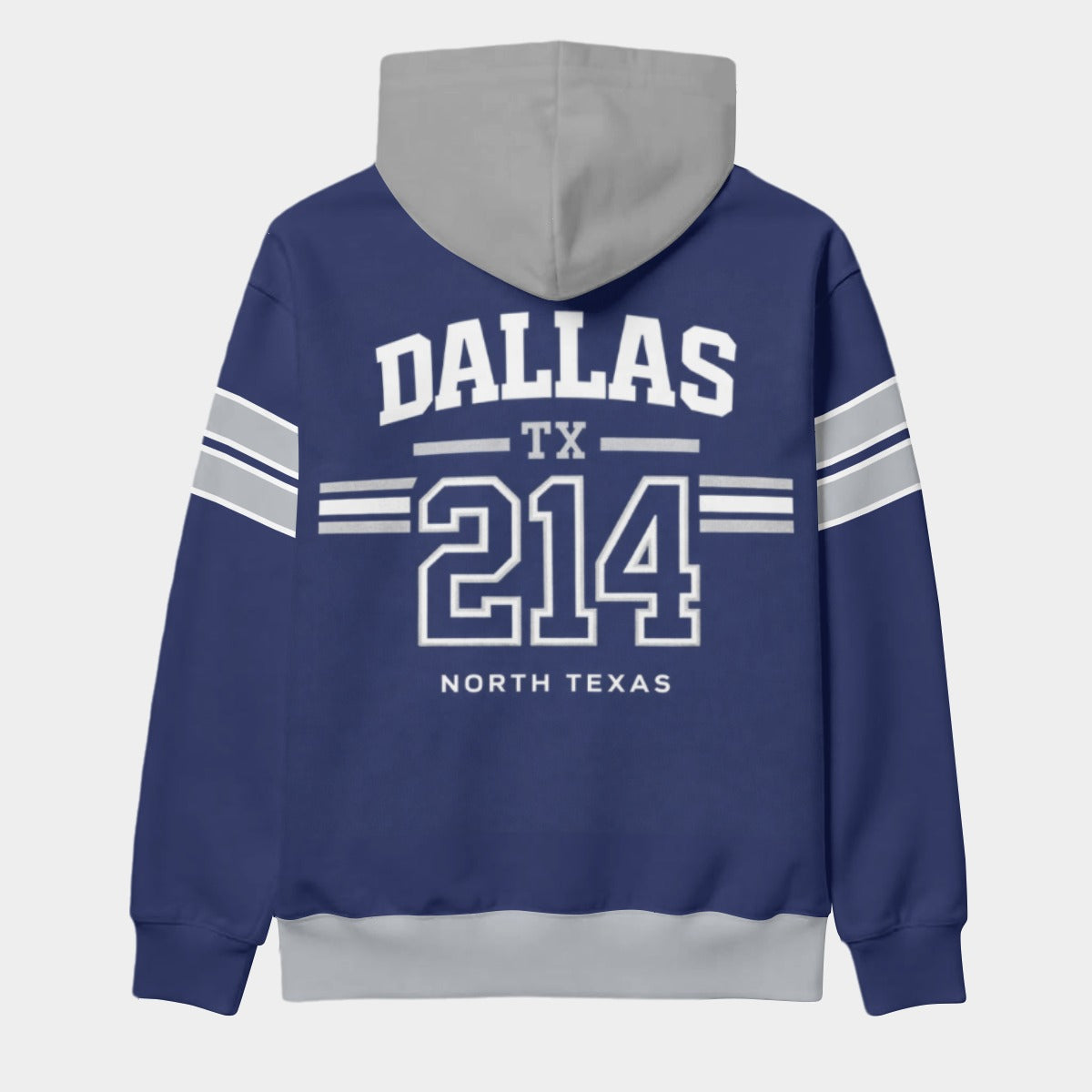 Dark Slate Gray Dallas football TX 214 Varsity Hoodie – North Texas Football Streetwear