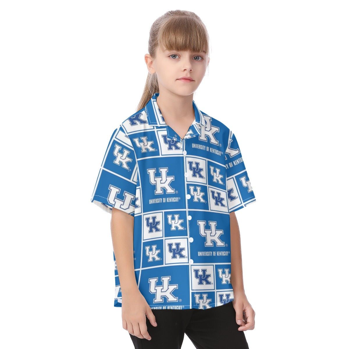Kentucky Wildcats Kid's Hawaiian Vacation Shirt varsity sportswear product image 2.0