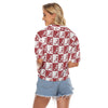 Alabama - Crimson Tide Women's V-neck Shirts White varsity sports apparel