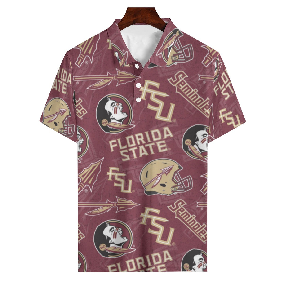 Florida State Seminoles Polo Shirt | 180GSM - ACC football apparel varsity sportswear product image 1.0