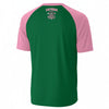 White Smoke Las Vegas Neon City Graphic T-Shirt – Green and Pink Urban Streetwear Tee