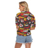 kansas-city-chiefs-womens-v-neck-shirts red gold football outfit image 4.0