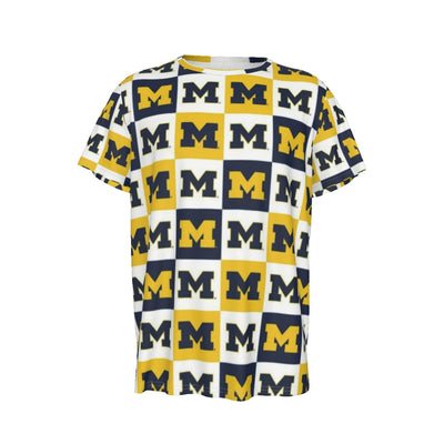 Michigan Wolverines Short Sleeve T-Shirt White varsity sports apparel