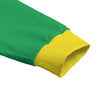 🇧🇷 Brazil Football-Inspired Zip Jacket – Verde Amarela Streetwear Style