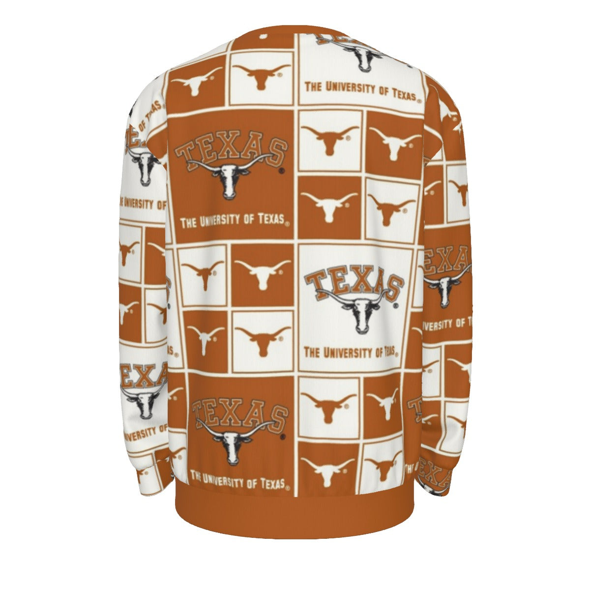White Smoke Texas at Austin - Longhorns long Sleeve T-Shirt With Dropped Shoulders  | Interlock