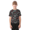 Atlanta Falcons Kid's  T-shirt red black football outfit back view