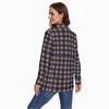 kansas jayhawks tartan plaid women shirt women tartan plaid game day fashion