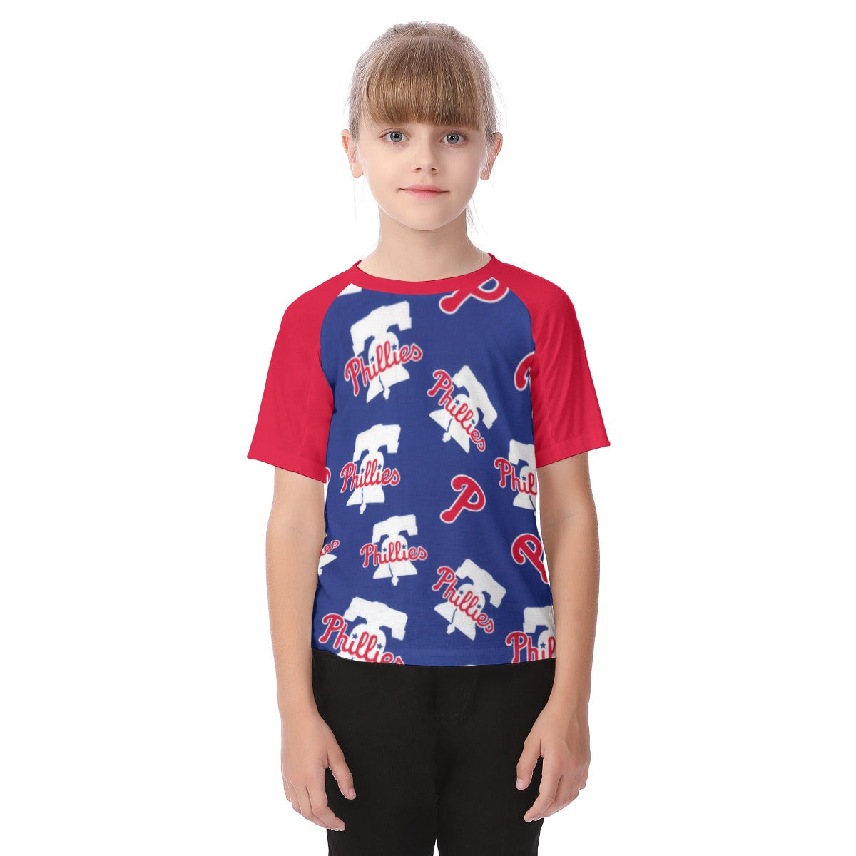 Philadelphia Phillies Kid's Raglan Sleeve T-shirt philadelphia phillies baseball fan apparel game day outfit