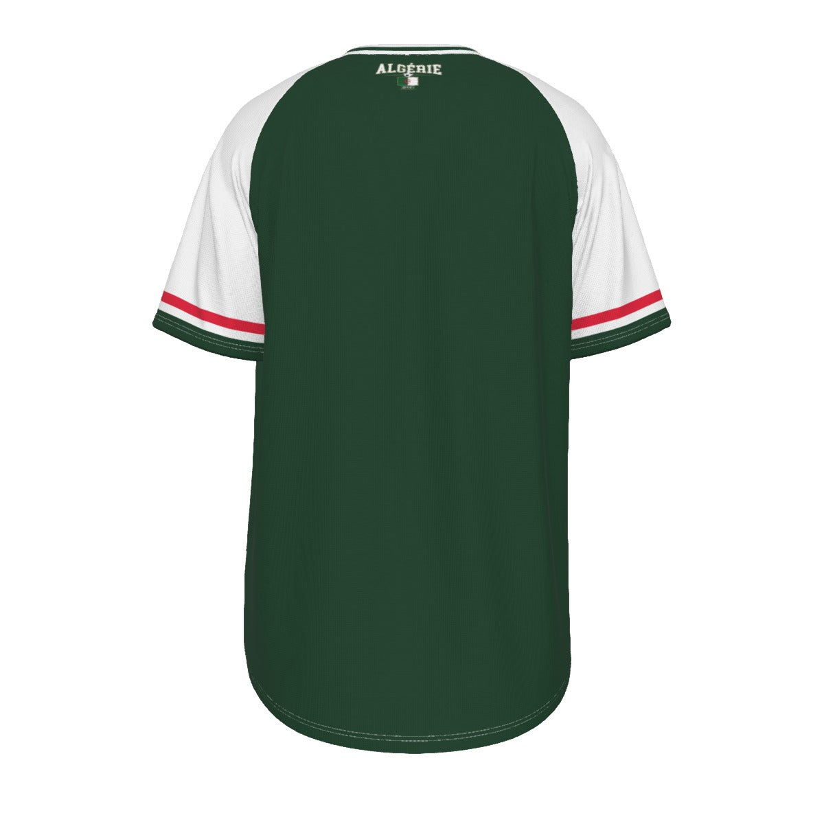 Algeria Soccer T-Shirt Green White – Algeria Football Shirt Les Verts Fan Tee streetwear fashion product image 3