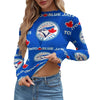Toronto Blue Jays Women's Mesh T-shirt toronto blue jays baseball fan apparel game day outfit