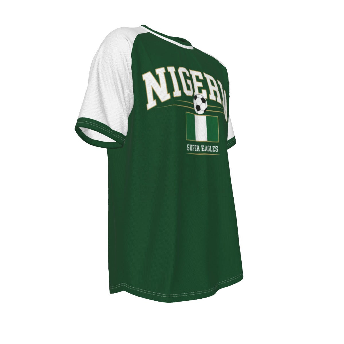 Nigeria National Football Team Short Sleeve T-shirt streetwear fashion product image 5
