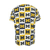 Michigan Wolverines Short Sleeve T-Shirt White varsity sports apparel