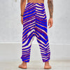 Gray Buffalo Zebra Football Harem Pants Relaxed Game Day Streetwear