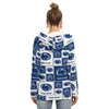 Penn State - Nittany Lions Women's Hoodie With Double Hood White varsity sports apparel
