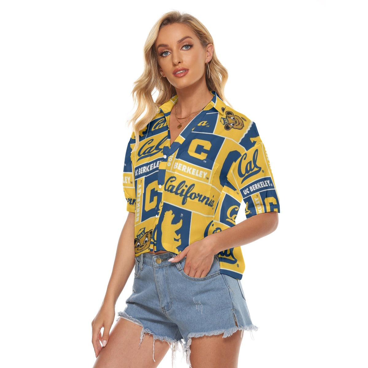 California UC Berkeley - Golden Bears Women's V-neck Shirts