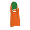 Ivory Coast Soccer T-Shirt Orange Green – Ivory Coast Football Shirt Les Éléphants Fan Tee