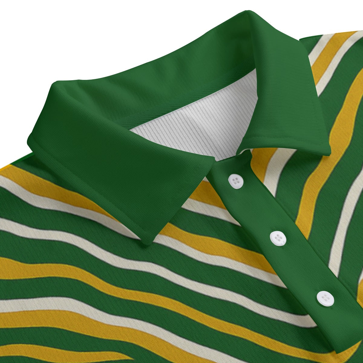 Green Bay football zebra Unisex Lapel Collar Sweater