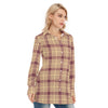 college tartan plaid women shirt women tartan plaid fashion