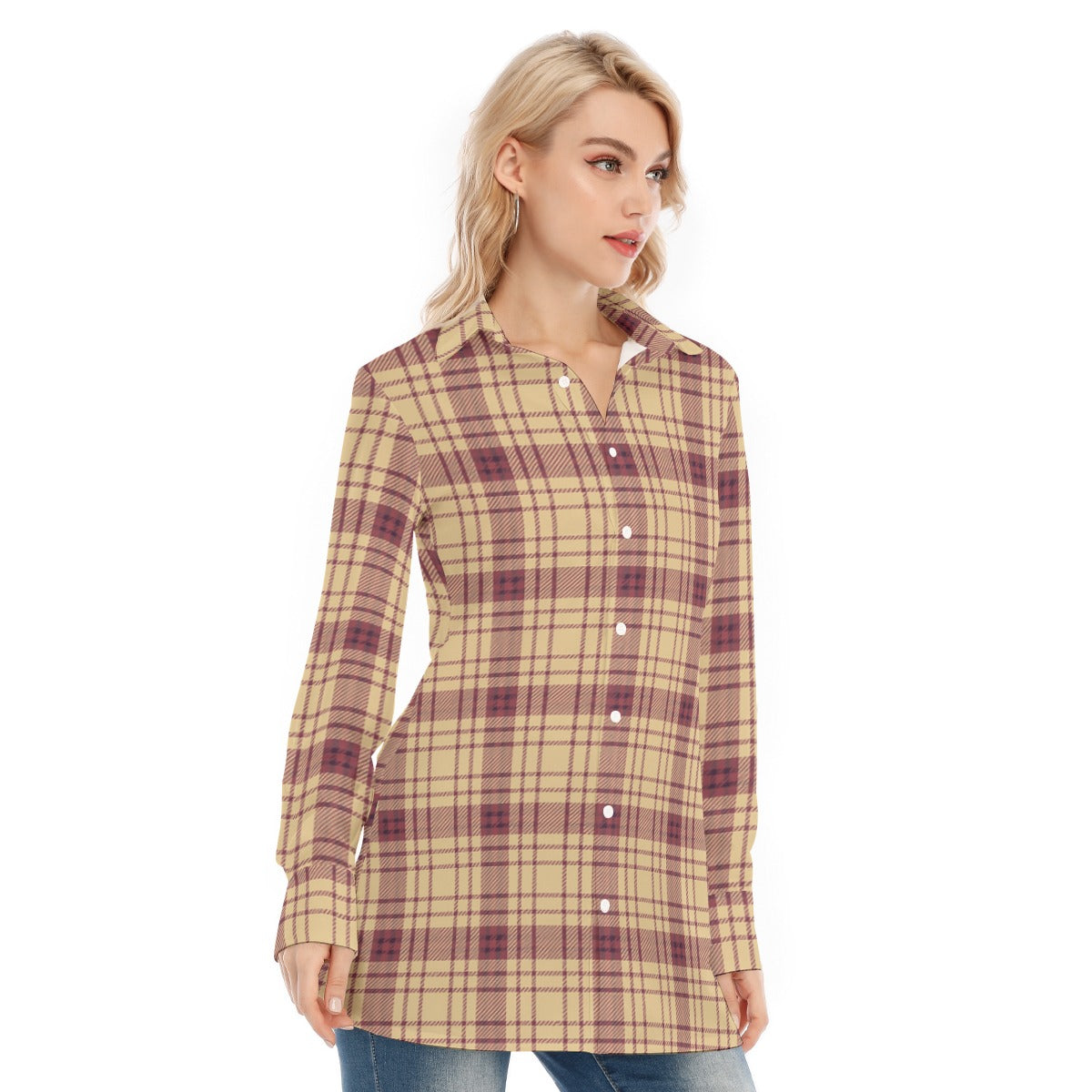 college tartan plaid women shirt women tartan plaid fashion