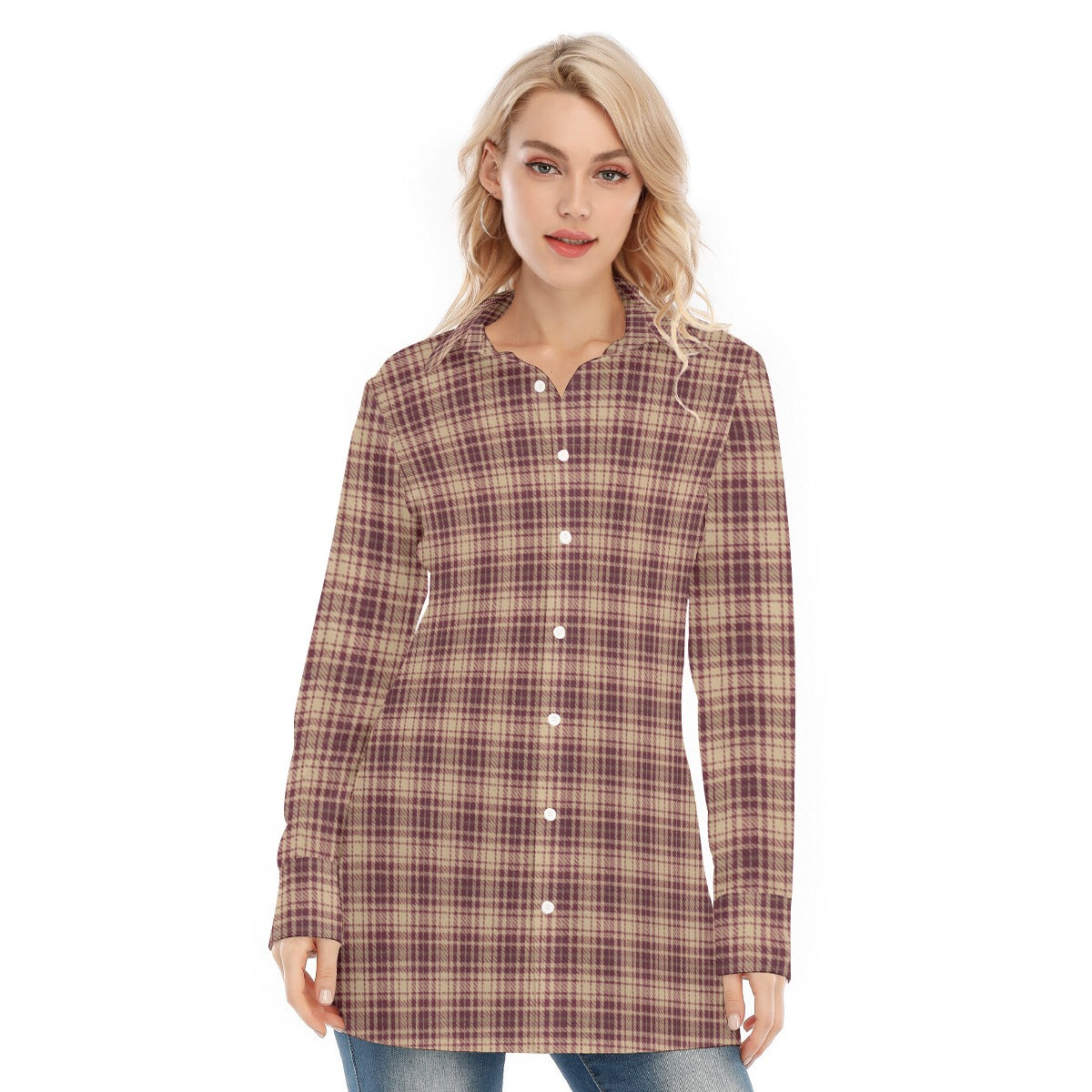 college tartan plaid women shirt women tartan plaid fashion