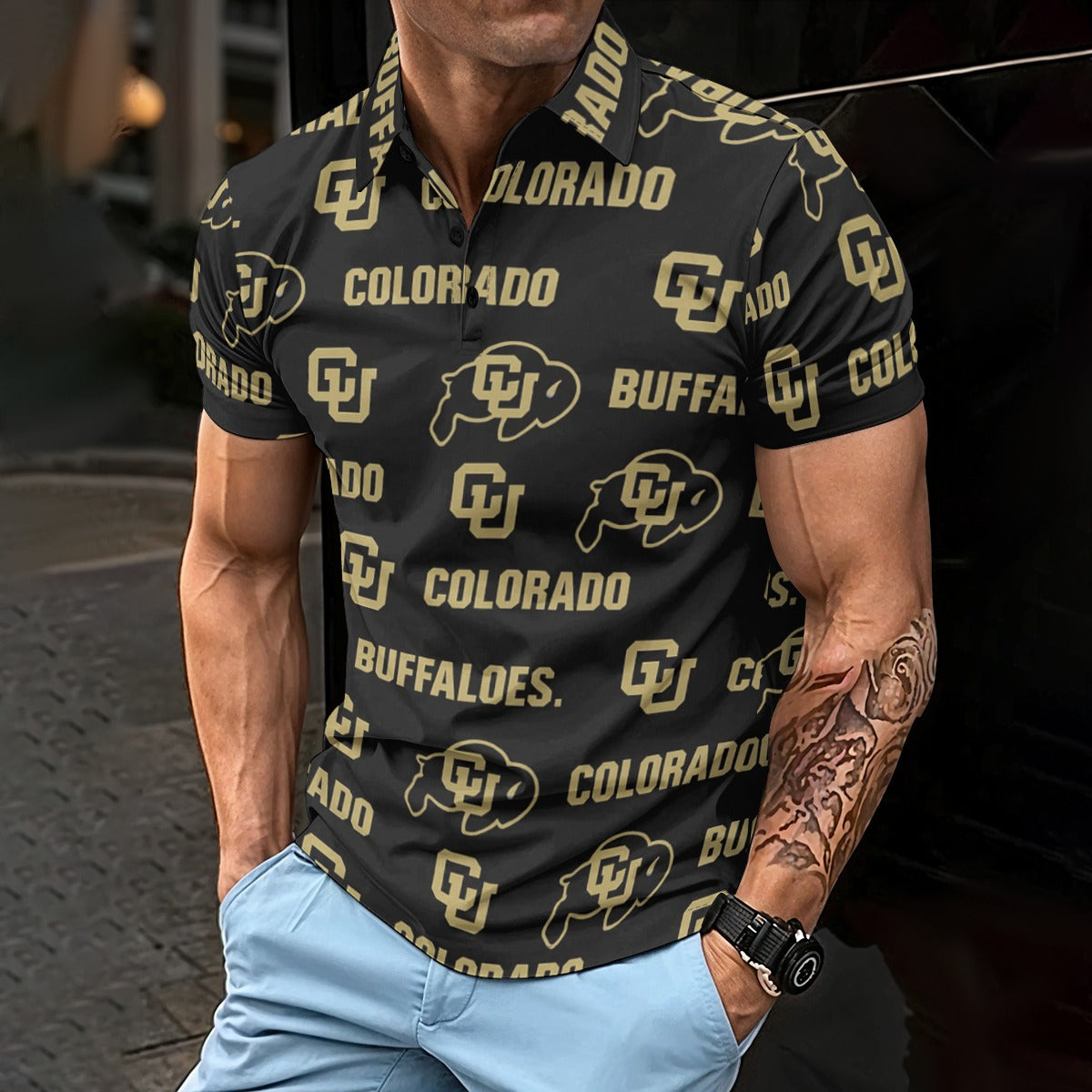 Colorado Buffaloes Men's Polo Shirt varsity sportswear product image 1.0