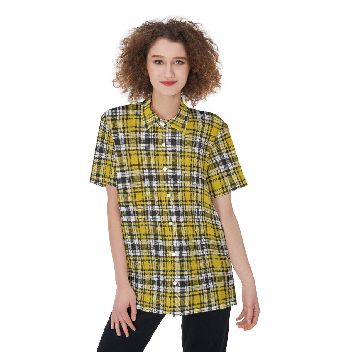 kansas jayhawks tartan plaid women shirt women tartan plaid game day fashion