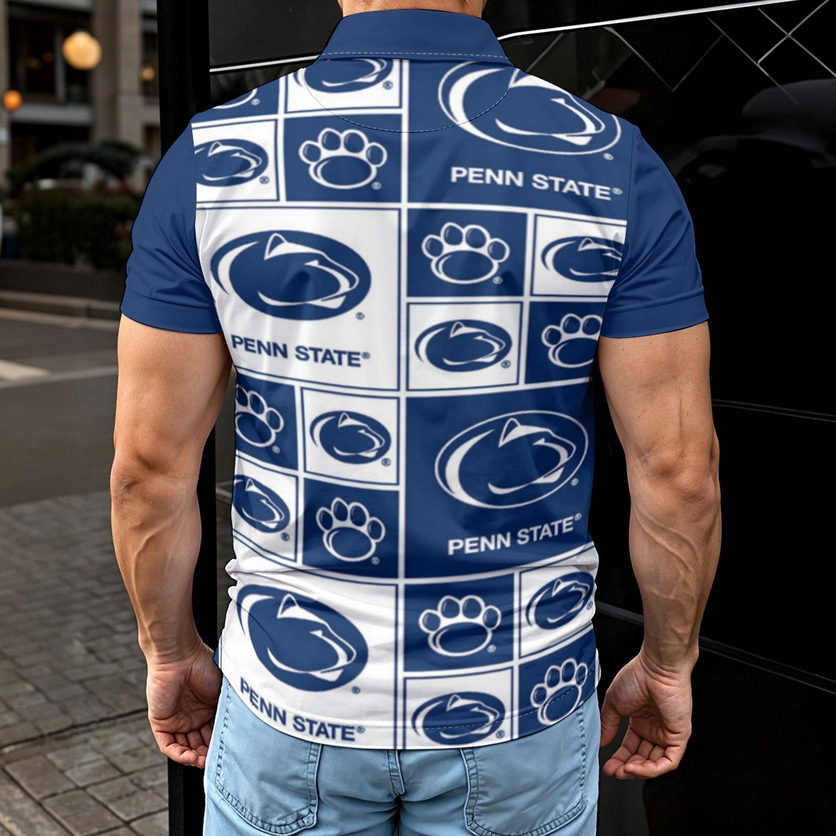 Penn State - Nittany Lions Men's Polo Shirt White varsity sports apparel