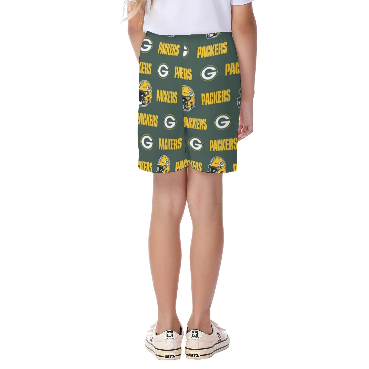 Green Bay Packers Kid's Beach Shorts streetwear fashion product image 4