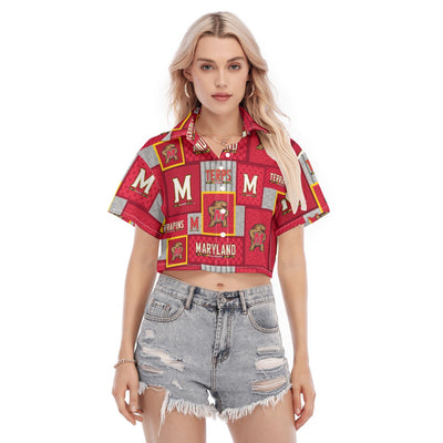 Maryland Terrapins Women's Cropped Shirt