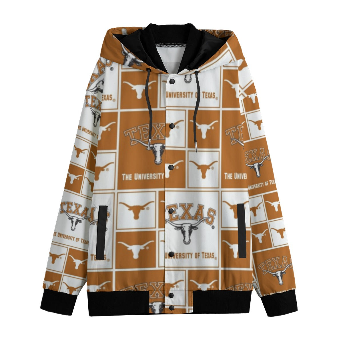 Texas at Austin - Longhorns Varsity Jacket – nfl fan apparel, casual fan outfit, image 1.0