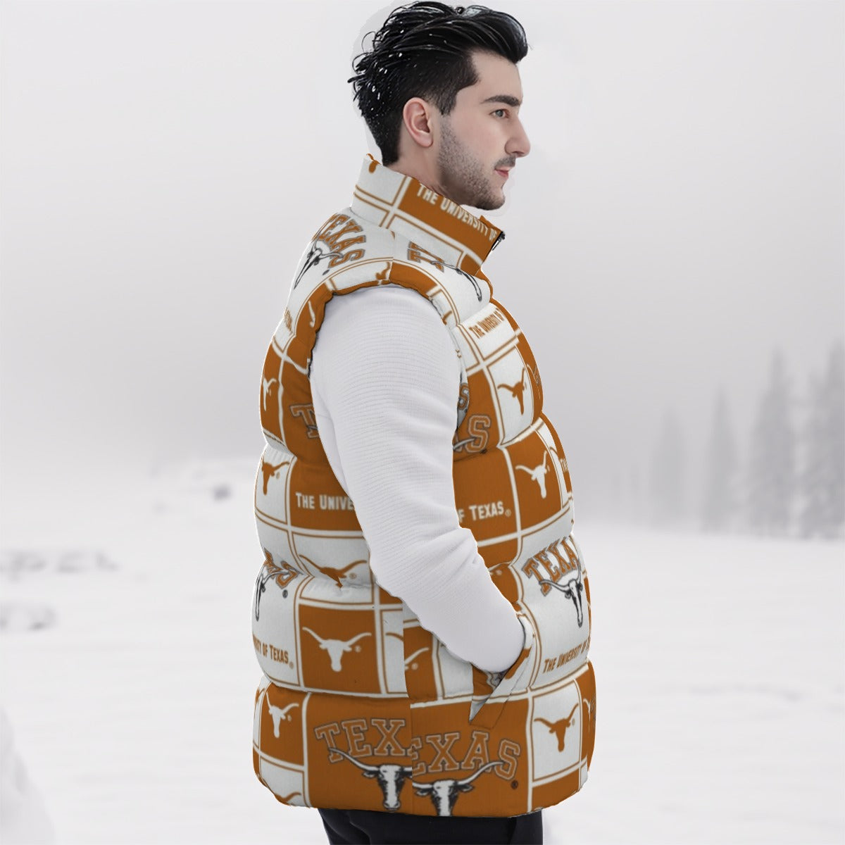 Lavender Texas at Austin - Longhorns Unisex Down Vest