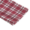 Alabama Crimson Tide Tartan Plaid Crimson White Women's Chiffon Shirt With Elbow Sleeve