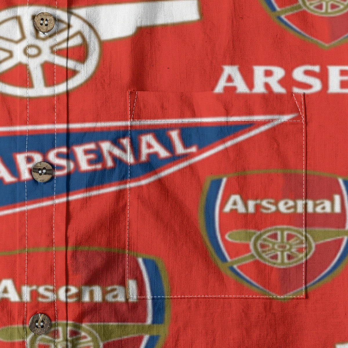 Arsenal FC Men's Breathable Cotton Shirt|125GSM