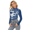 Penn State - Nittany Lions Women's Stretchable Turtleneck Top White varsity sports apparel