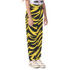 White Smoke Pittsburgh Football Yellow Black Zebra Kid's Casual Pants