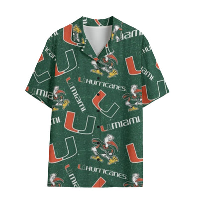 Miami Hurricanes Women's Hawaii Shirt | 120GSM - ACC football apparel varsity sportswear product image 1.0
