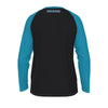 Dark Slate Gray Miami Long Sleeve Raglan Shirt – Classic Varsity College Streetwear Tee