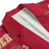 San Francisco football style red blazer – game day streetwear jacket