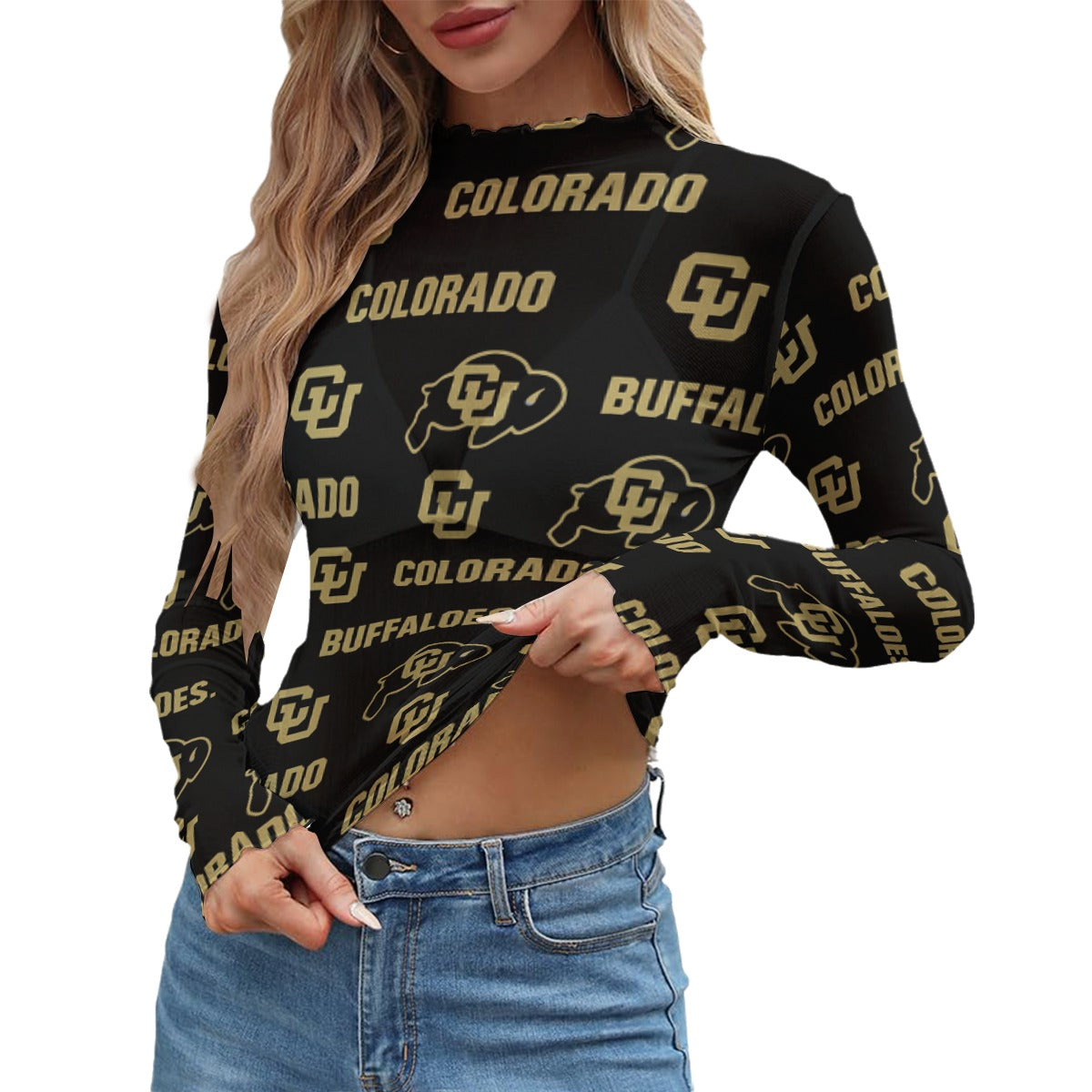 Colorado Buffaloes Women's Mesh T-shirt varsity sportswear product image 1.0