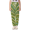 Green Bay football yellow green zebra Kid's Casual Pants – game day outfit, sportswear style, image 1.0