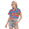 Kansas Jayhawks Women's Cropped Shirt varsity sportswear product image 3.0