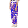 White Smoke Buffalo football Kid's Casual Pants – Red Blue White Zebra Game Day Style