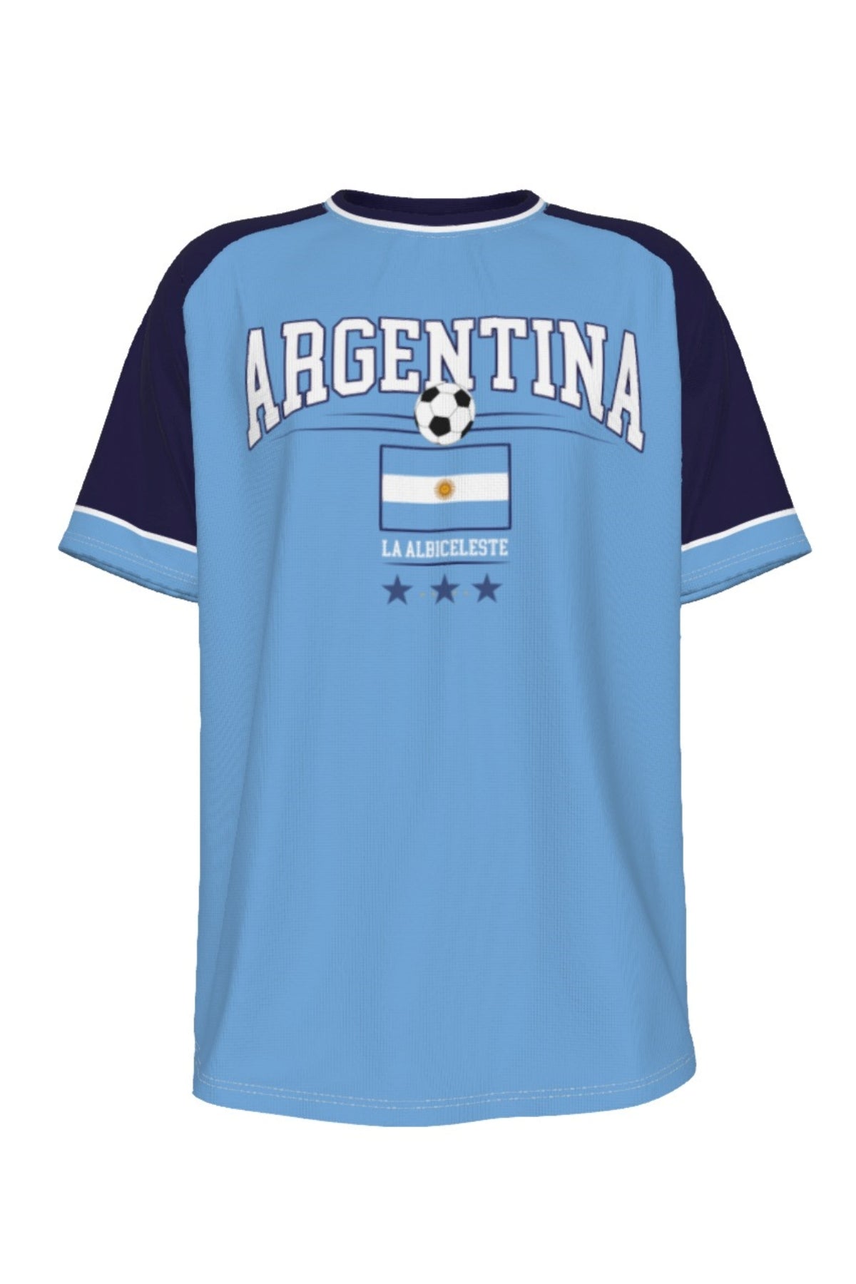 Argentina Soccer Fan T-Shirt – Vintage Argentina Football Shirt Retro Albiceleste National Team Style | Classic Argentina Soccer Tee – fan gear, fan gear, image 1.0