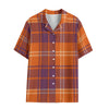 auburn tigers tartan plaid orange navy  women tartan plaid game day shirt