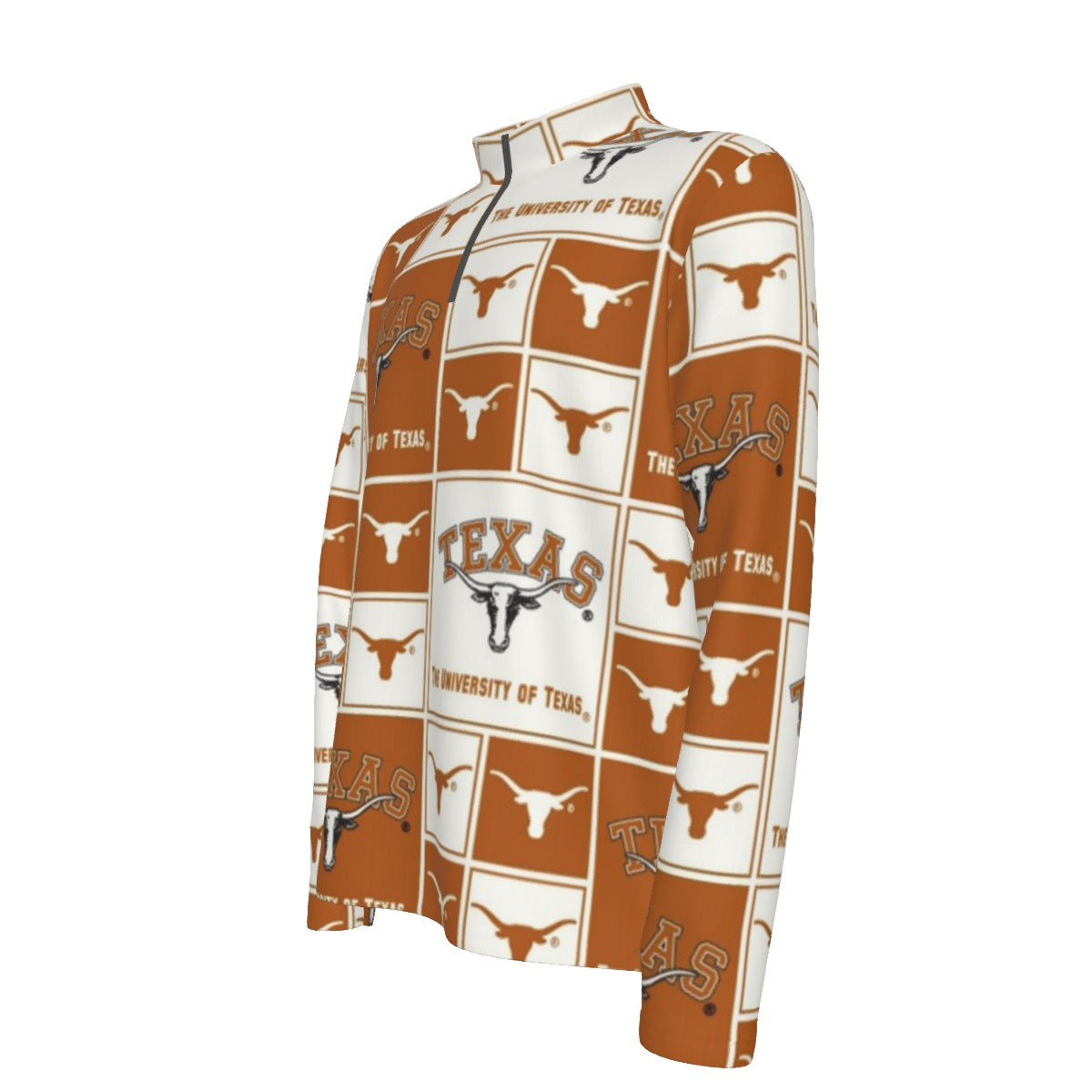 White Smoke Texas at Austin - Longhorns Half Zip Pullover