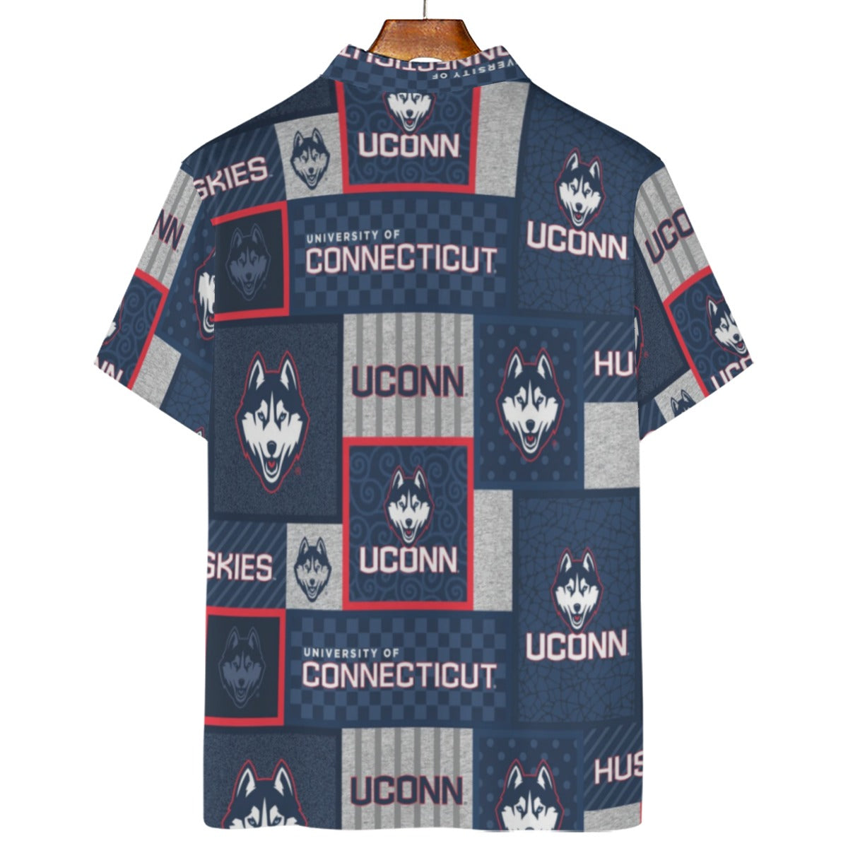 Connecticut Huskies Polo Shirt | 180GSM White game day varsity apparel