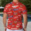 Arsenal FC  All-Over Print Men's Short Sleeve T-shirt