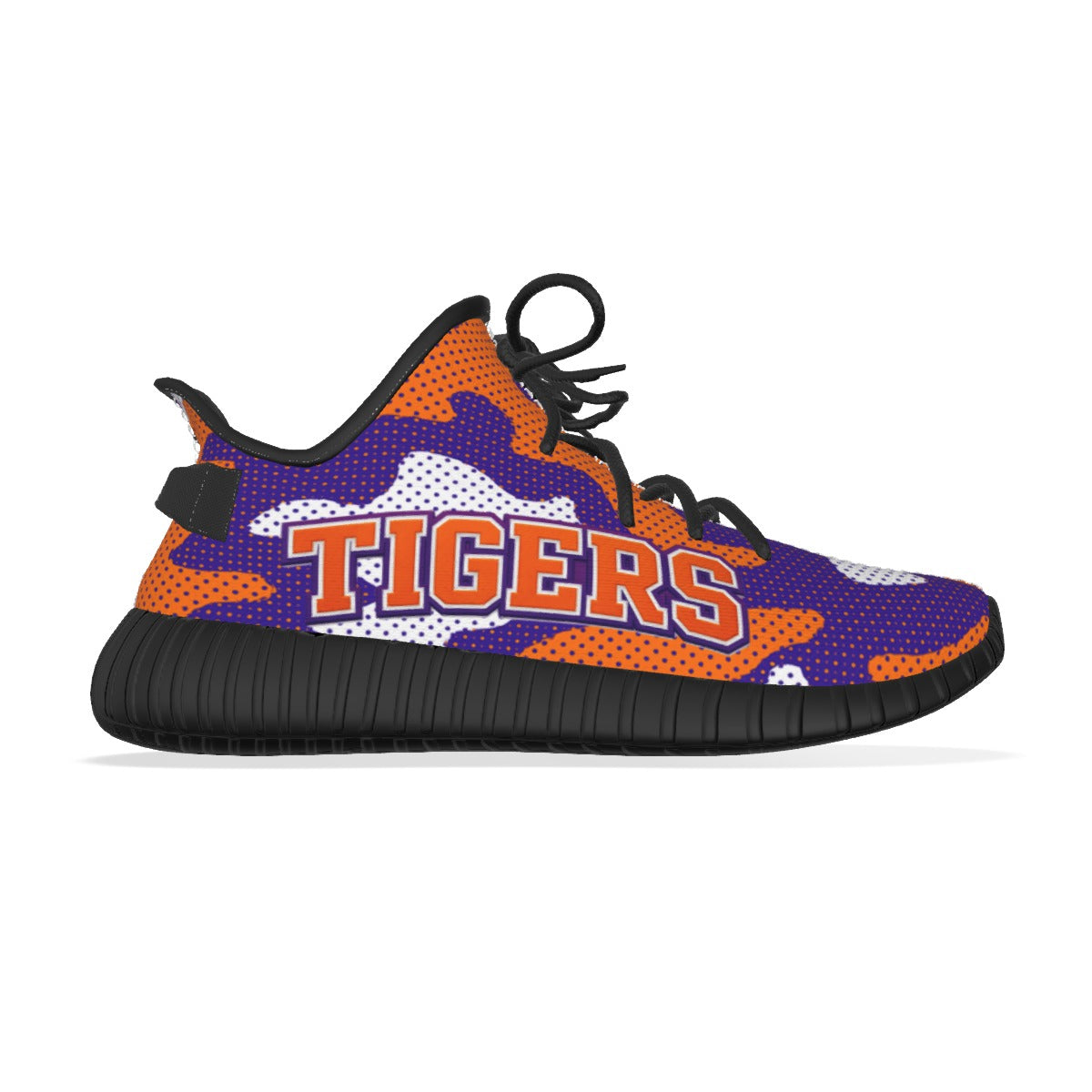 Clemson Tigers Purple Orange Knit Sneakers – Lightweight Athletic Game Day Shoes for Football Fans - ACC football apparel varsity sportswear product image 7.0