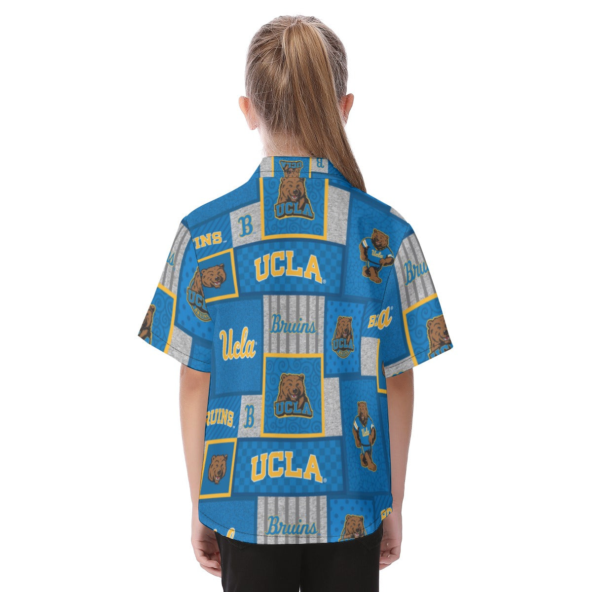 UCLA Bruins Kid's Hawaiian Vacation Shirt streetwear fashion product image 4