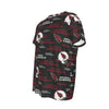 arizona-cardinals-short-sleeve-t-shirt red white football outfit back view
